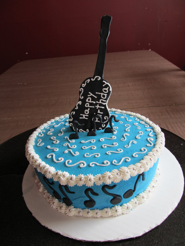 Guitar Birthday Cake
 Cake Designs by Steph Guitar birthday Cake