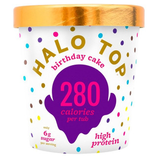 Halo Top Birthday Cake
 Halo Top Birthday Cake Low Calorie Ice Cream 473ml from Ocado