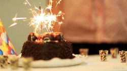 Happy Birthday Cake Gif
 Loop Animated GIF