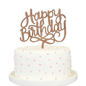 Happy Birthday Cake Topper
 Happy Birthday Cake Topper – Alexis Mattox Design