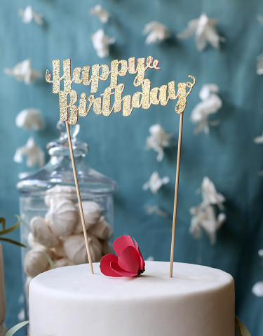 Happy Birthday Cake Topper
 Birthday Cake Toppers Lia Griffith
