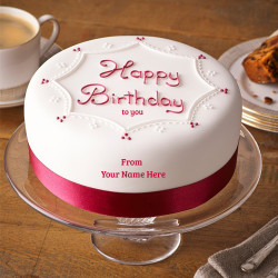 Happy Birthday Cake With Name
 Happy Birthday to You wishes cake Name photo Write name