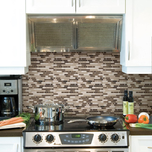 Home Depot Kitchen Backsplash
 Smart Tiles Bellagio Bello 10 06 in W x 10 00 in H Peel