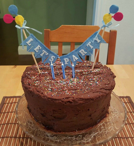 Homemade Birthday Cake
 Zola s Mom Homemade Chocolate Birthday Cake