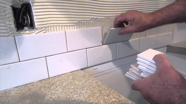 Installing Kitchen Backsplash New How to Install A Simple Subway Tile Kitchen Backsplash