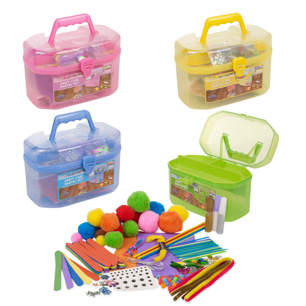Kids Craft toys Elegant 127 Piece Children S Arts &amp; Craft Set Case Carry Handle