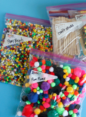 Kids Crafting Supplies
 Organizing Kids Craft Supplies