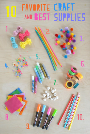 Kids Crafting Supplies
 My 10 Favorite Craft Supplies for Kids ARTBAR