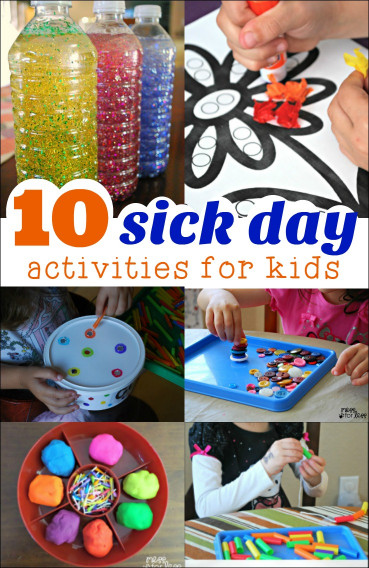 Kids- Creative Activities At Home
 10 Sick Day Activities Mess for Less