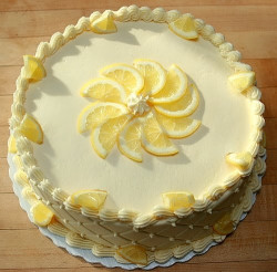 Lemon Birthday Cake
 A Garden of Cakes Lemon Birthday Cake
