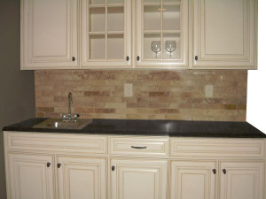 Lowes Kitchen Backsplash
 Lowes Caspian Cabinet grey marble countertop stone tile