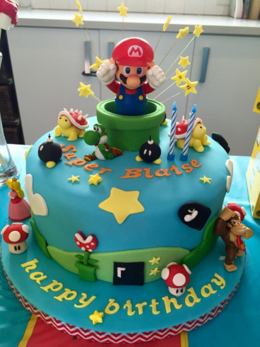 Mario Birthday Cake
 25 best ideas about Super mario cake on Pinterest