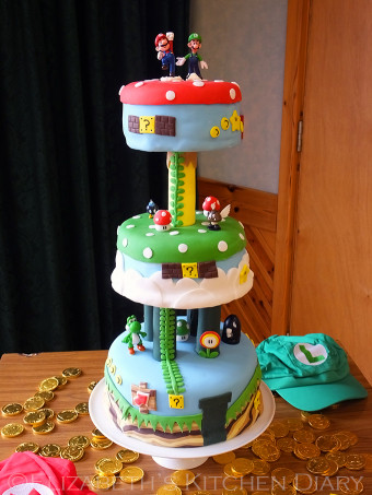 Mario Birthday Cake
 The Ultimate Super Mario Bros Birthday Party Elizabeth