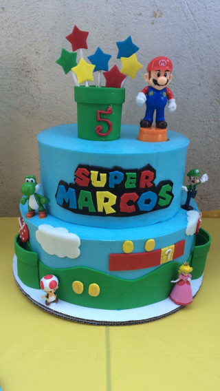 Mario Birthday Cake
 Super Mario birthday cake