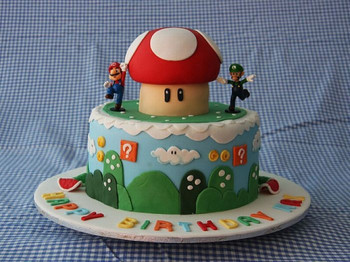 Mario Birthday Cake
 50 Awesome Super Mario Cakes Damn Cool