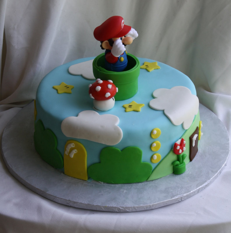 Mario Birthday Cake
 Super Mario Bros Cake