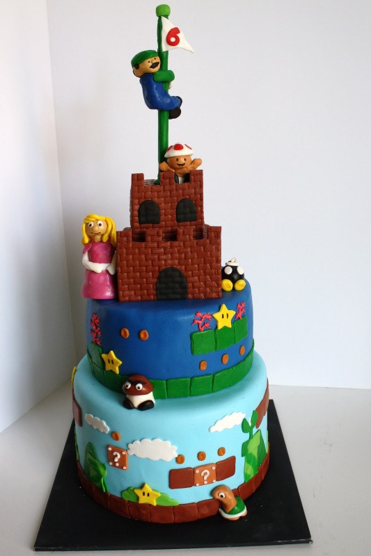 Mario Birthday Cake
 SAB Cakes Mario Birthday Cake