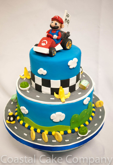 Mario Birthday Cake
 Mario Kart Themed Birthday Cake CakeCentral