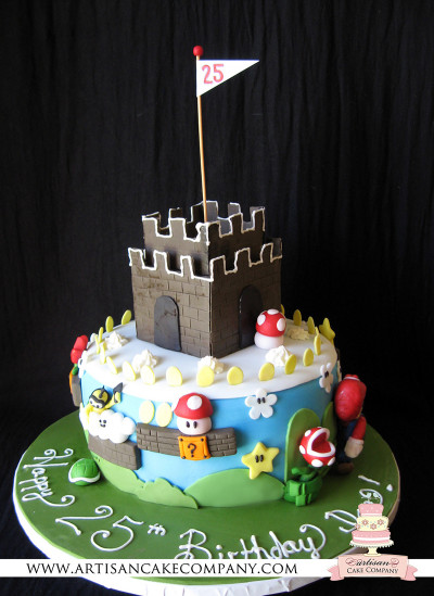Mario Birthday Cake
 Super Mario Brothers Birthday Cake