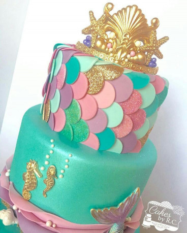 Mermaid Birthday Cake
 50 best Mermaid Cakes images on Pinterest