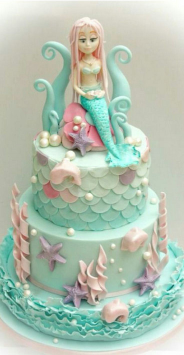 Mermaid Birthday Cake
 36 best Cake Design for Ariel Little Mermaid Birthday Cake