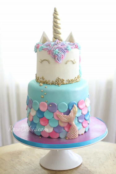Mermaid Birthday Cake
 13 Mermaid Cakes & Party Ideas Rose Bakes