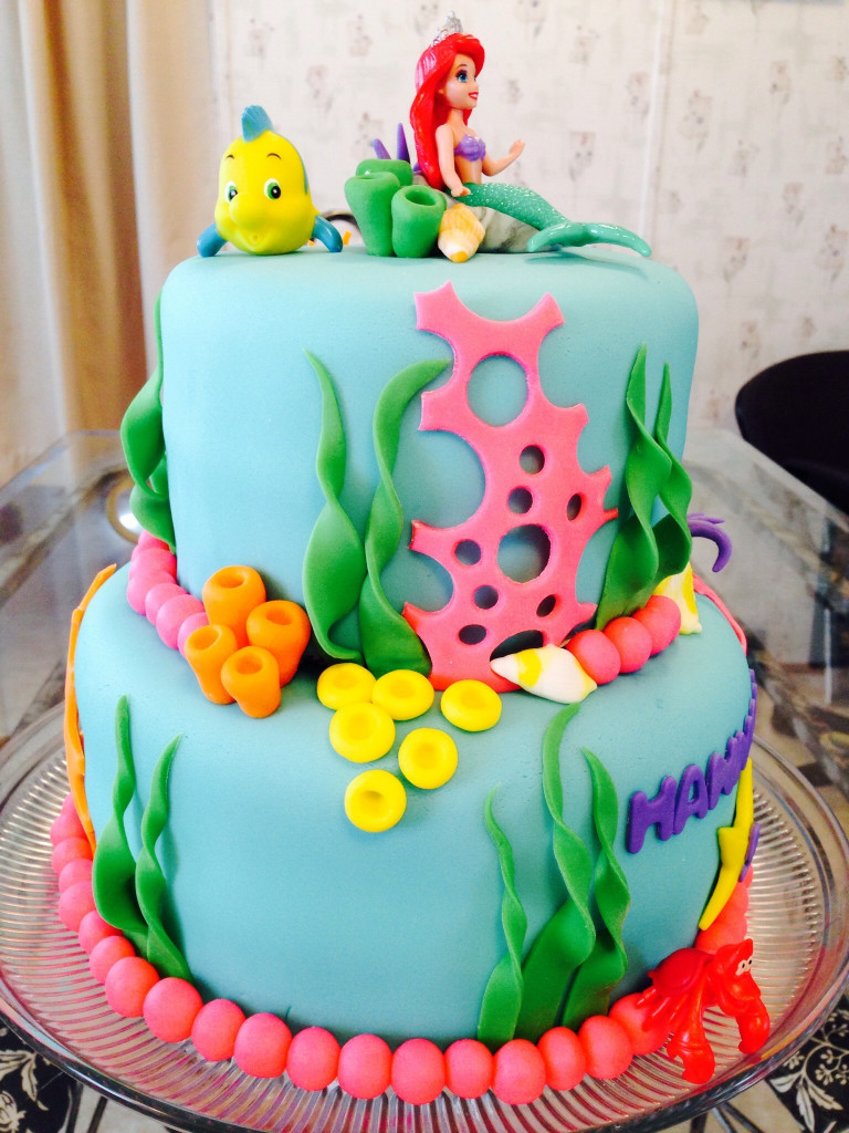 Mermaid Birthday Cake
 Little Mermaid Cake CakeCentral