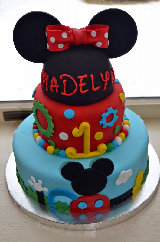 Mickey Mouse Birthday Cake
 Flavors by Four Mickey Mouse Clubhouse Birthday Party Ideas