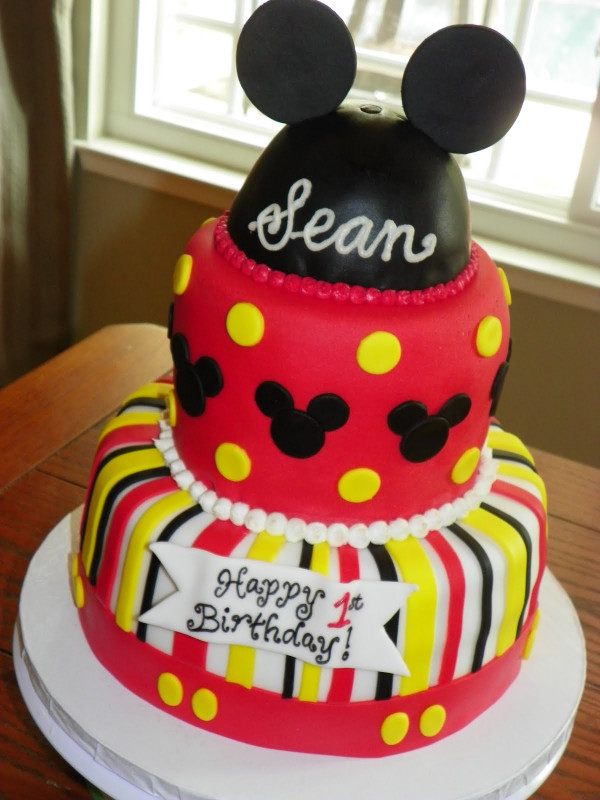 Mickey Mouse Birthday Cake Best Of Plumeria Cake Studio March 2011