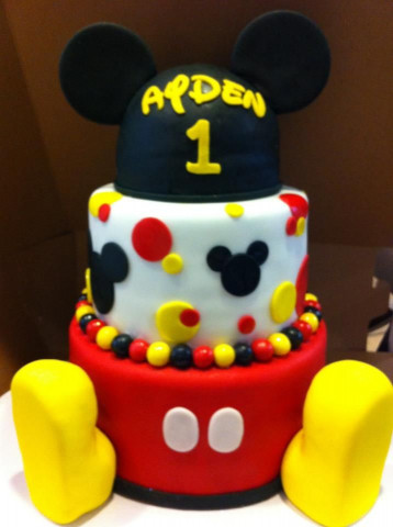 Mickey Mouse Birthday Cake
 Mickey Mouse birthday cake R&A Cakes
