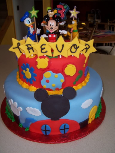 Mickey Mouse Birthday Cake
 Mickey Mouse Cake – Decoration Ideas