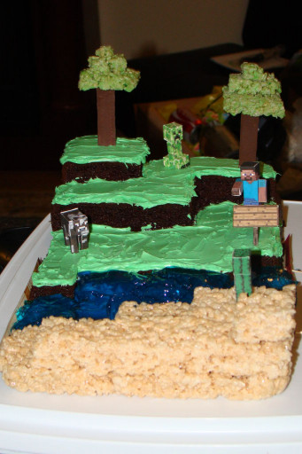 Minecraft Birthday Cake
 Minecraft Birthday Cake
