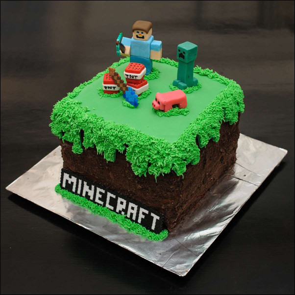 Minecraft Birthday Cake
 Minecraft Cake