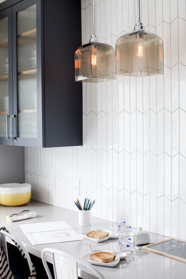 Modern Kitchen Backsplash
 Best 25 Chevron tile ideas on Pinterest