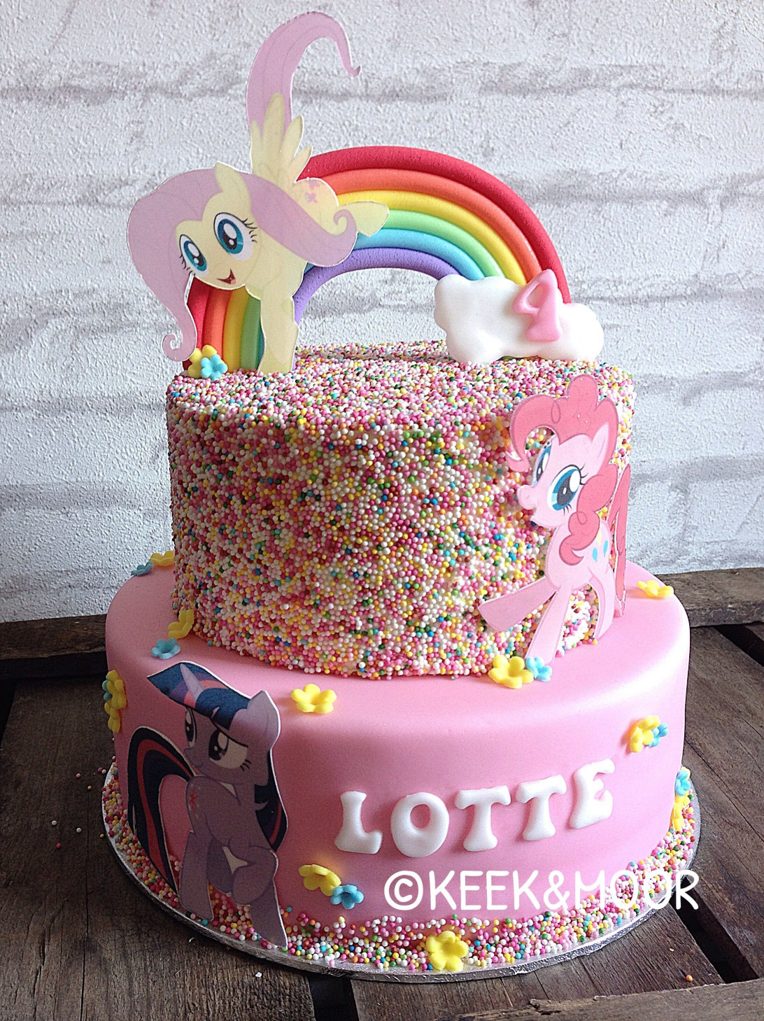 My Little Pony Birthday Cake
 My Little Pony cake with sprinkles