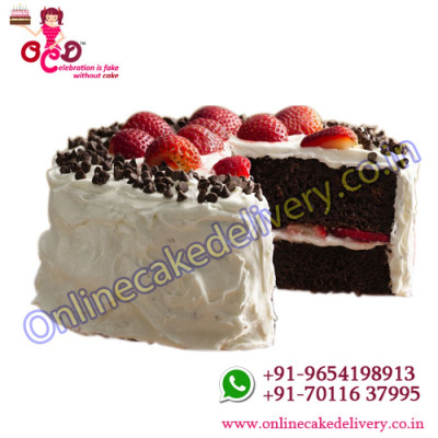 Order Birthday Cake Online
 Chocolate Strawberry Cake birthday cake online order delhi
