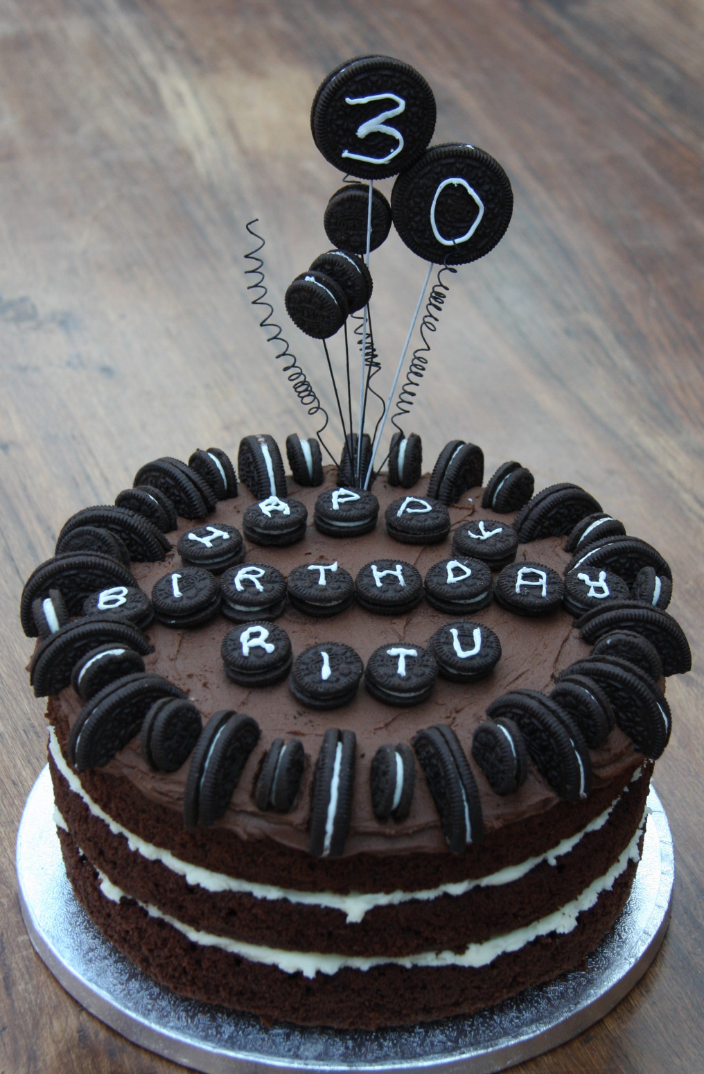 Oreo Birthday Cake
 Chocolate Oreo Birthday Cake – lovinghomemade