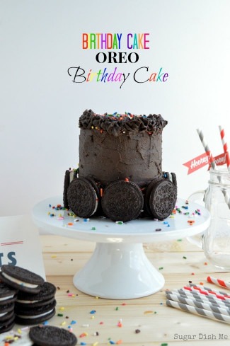 Oreo Birthday Cake
 Birthday Cake Oreo Birthday Cake Sugar Dish Me