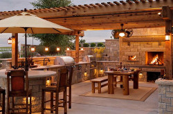 Outdoor Kitchen Designs
 Various Types of Great Outdoor Kitchen Roof Ideas Home