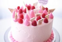 Pink Birthday Cake New Happy Birthday Sis Raspberry Pink Birthday Cake Tutorial