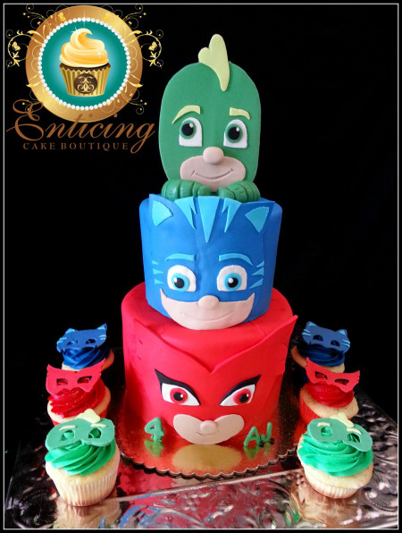 Pj Mask Birthday Cake
 Pj Masks Cake CakeCentral
