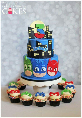 Pj Mask Birthday Cake
 13 Fun PJ Masks Party Ideas Pretty My Party Party Ideas