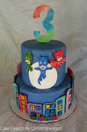 Pj Masks Birthday Cake
 Deluxe PJ Masks Cake Kit