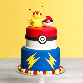 Pokemon Birthday Cake
 Pokemon Inspired Custom Birthday Cake