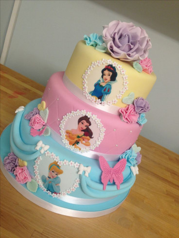 Princess Birthday Cake
 Best 20 Disney princess cakes ideas on Pinterest