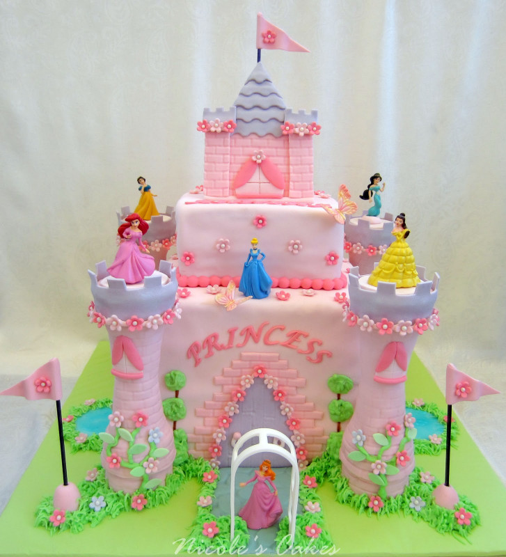 Princess Birthday Cake
 Birthday Cakes Princess Castle Cake