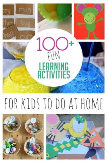 Projects For Kids At Home
 100 Fun Learning Activities for Kids To Do At Home