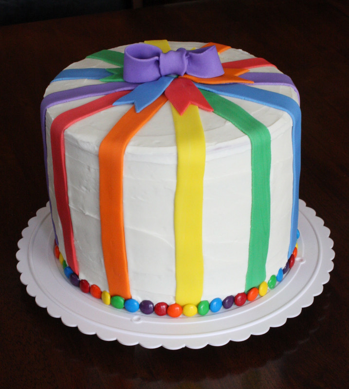 Rainbow Birthday Cake
 Straight to Cake Rainbow Cake