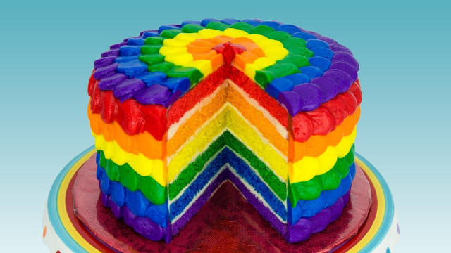 Rainbow Birthday Cake
 Rainbow Cake How to Make a Rainbow Cake by Cookies