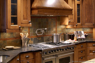 Rustic Kitchen Backsplash
 Rustic Kitchen Designs and Inspiration